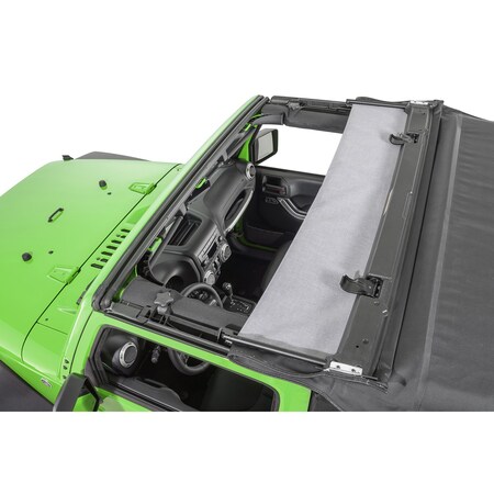 Trailfx SOFT TOP Black Diamond Fabric Uses Factory Doors Without Upper Door Windows JTSB02
